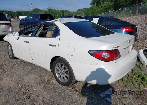 2004 Lexus Es 330 from USA, damaged, VIN JTHBA30G740016527